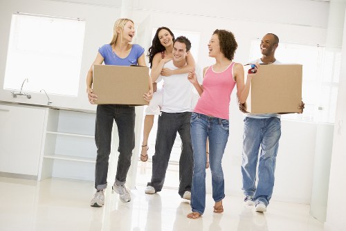 Removal van and moving team ready for a same day move in Brixton
