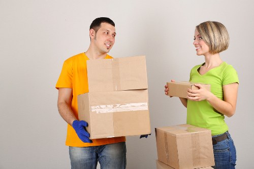 Moving equipment and secured items in a van